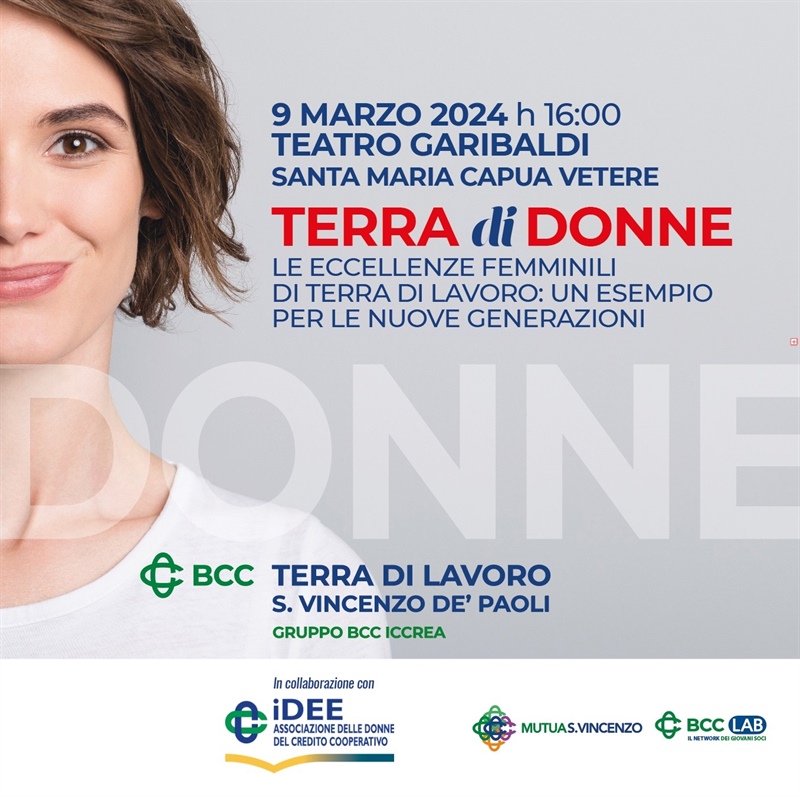 Evento Territoriale: ''Terra di Donne. Le eccellenze femminili di terra di...