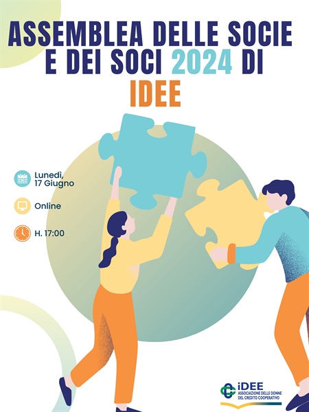 ASSEMBLEA DELLE SOCIE E DEI SOCI DI IDEE 2024