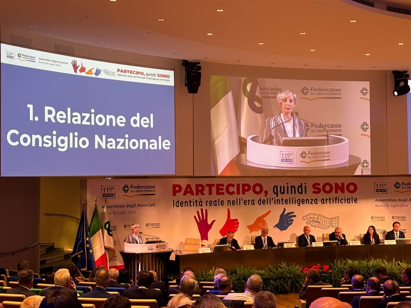 “PARTECIPO, QUINDI SONO. IDENTITÀ REALE NELL’ERA DELL’INTELLIGENZA ARTIFICIALE”: PRESENTE ANCHE IDEE ALL’ASSEMBLEA DI FEDERCASSE