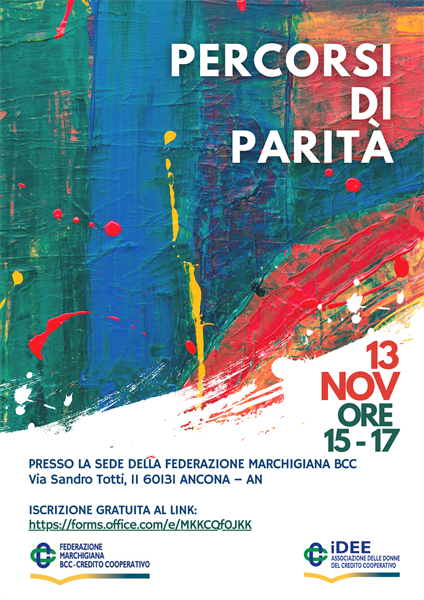 percorsi di parità- 13 novembre Federazione Marchigiana