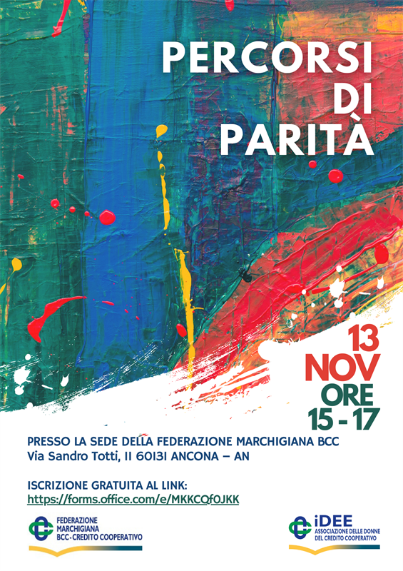 percorsi di parità- 13 novembre Federazione Marchigiana