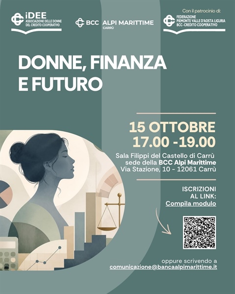 "donne, finanza e futuro" - 15 ottobre, carrù