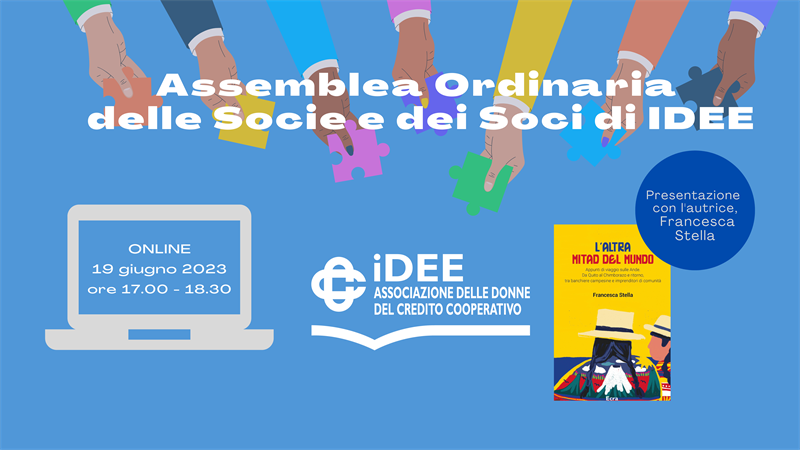 Assemblea delle Socie e dei Soci di iDEE, online, 19 giugno 2023