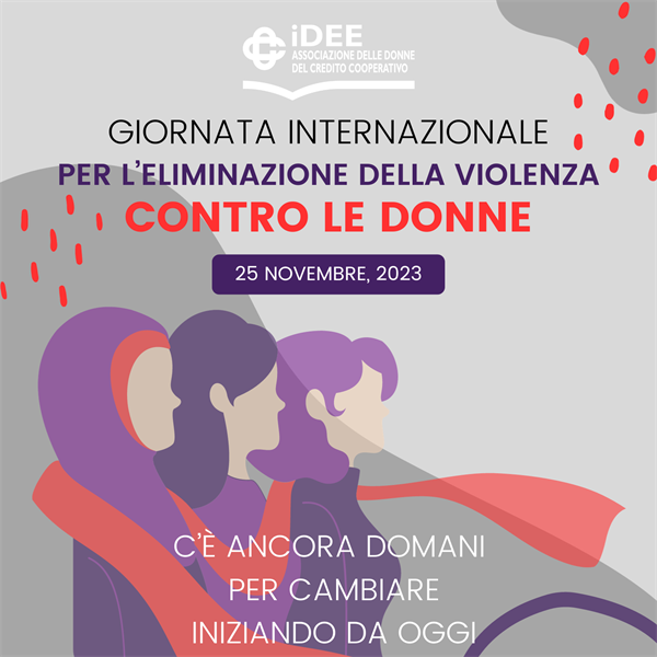 25 novembre, Giornata internazionale per l’eliminazione della violenza contro le donne